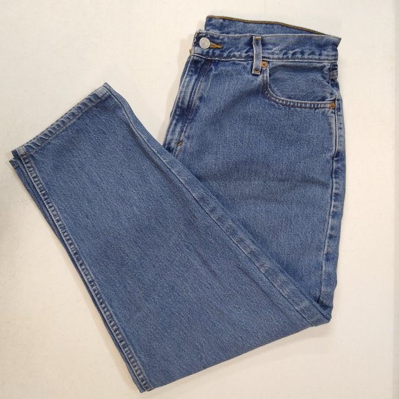 Levi 560 Y2K (Oct/2000) Women's 16 Reg M. Loose Fit Straight Leg Red Tag - Vinta - Picture 6 of 8